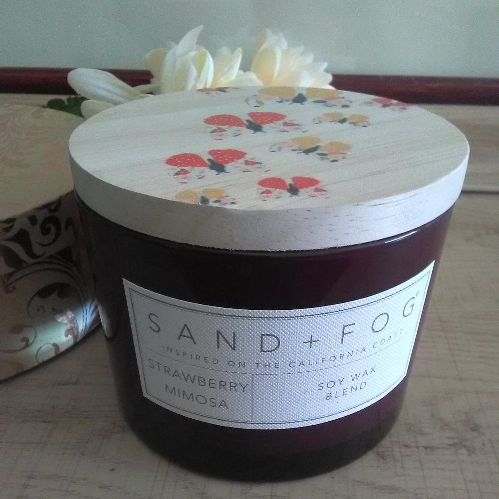 New SAND + FOG Strawberry Mimosa Candle - Picture 2 of 7